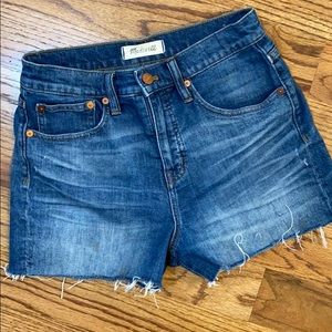 🌿MADEWELL High-Rise Denim Shorts SZ 26